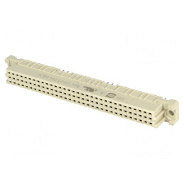 Soclu DIN 41612 tip C mamă 64 PIN THT drept termoplast | Electronic-mag.ro | Componente Electronice