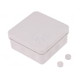 Cutie de Conexiuni IP55 Gri 85x85x37mm | Electronic-mag.ro | Componente Electronice