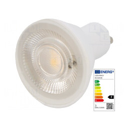 Lampă LED GU10 3,2W 2700K Alb Cald | Electronic-mag.ro | Componente Electronice