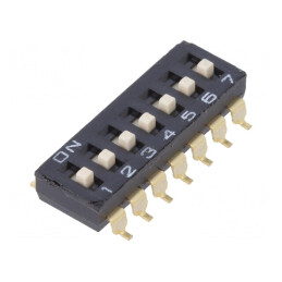 Comutator DIP-SWITCH 7 Secțiuni ON-OFF 24VDC