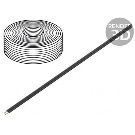 Cablu Electric LiYz 2x0,14mm2 5m Negru | Electronic-mag.ro | Componente Electronice