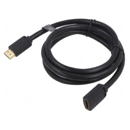 Cablu HDMI 2.0 1.5m Negru | Electronic-mag.ro | Componente Electronice