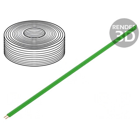 Cablu Electric 2x0,14mm2 250V 5m Verde | Electronic-mag.ro | Componente Electronice