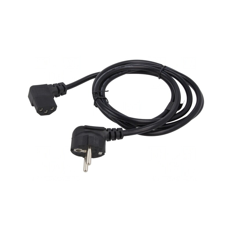 Cablu Alimentare 3x0,75mm2 cu Ștecăr Unghiular și Conector IEC C13 | Electronic-mag.ro | Componente Electronice Cablu Alimentare 3x0,75mm2 cu Ștecăr Unghiular și Conector IEC C13 | Electronic-mag.ro | Componente Electronice