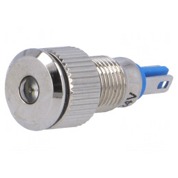Lumină LED Plată Albă 24VDC Ø8mm IP67 pentru Lipit | Electronic-mag.ro | Componente Electronice
