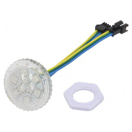 LED RGB IP65 140° 38mm cu Controler UCS1904 24V | Electronic-mag.ro | Componente Electronice