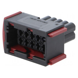 Conector JPT Automotive Mamă 10 PIN Negru | Electronic-mag.ro | Componente Electronice