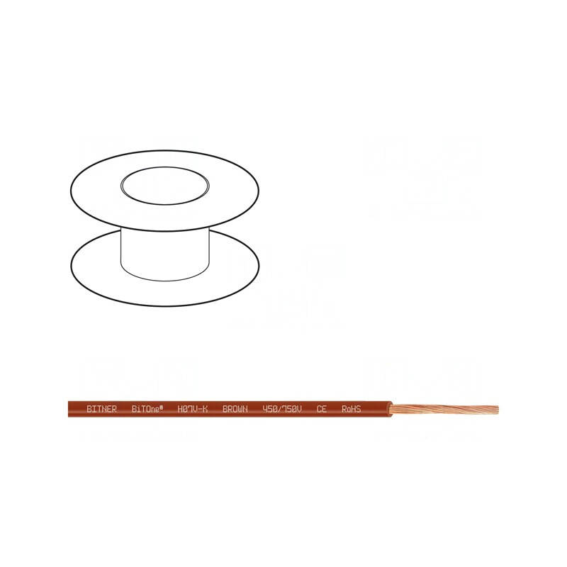 Cablu Electric BiTOne 10mm2 PVC Maro 100m | Electronic-mag.ro | Componente Electronice