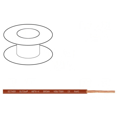 Cablu Electric BiTOne 10mm2 PVC Maro 100m | Electronic-mag.ro | Componente Electronice