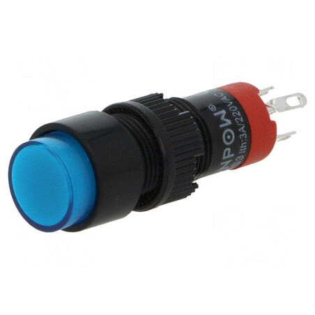 Comutator Acționat Prin Apăsare 2 Poz SPDT 0.5A 250VAC ON-ON | Electronic-mag.ro | Componente Electronice