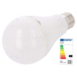 Lampă LED E27 17W 2700K Alb Cald | Electronic-mag.ro | Componente Electronice