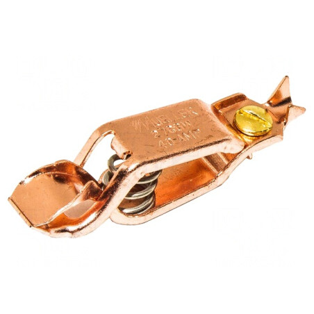 Bornă crocodil 40A prindere max 16mm | Electronic-mag.ro | Componente Electronice