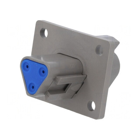 Conector cablu-cablu PX0 tată 3 pini montare panou | Electronic-mag.ro | Componente Electronice