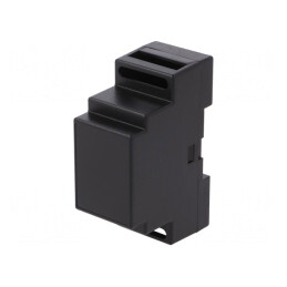 Carcasă DIN ABS Neagră 88x35x59mm | Electronic-mag.ro | Componente Electronice