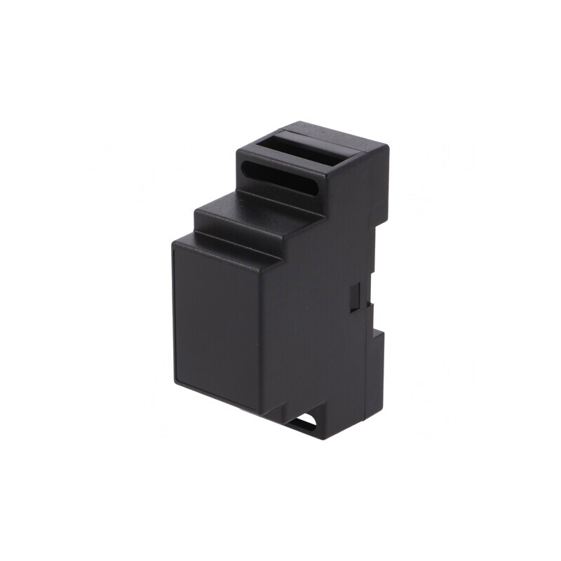 Carcasă DIN ABS Neagră 88x35x59mm | Electronic-mag.ro | Componente Electronice