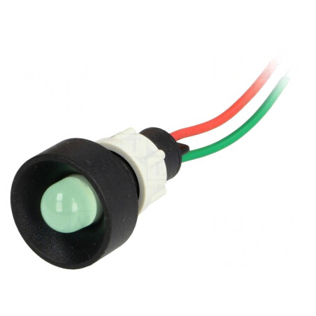 Lampa de control LED verde 24V 13mm | Electronic-mag.ro | Componente Electronice