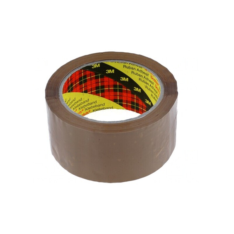 Bandă adezivă maro 66m x 48mm pentru ambalare | Electronic-mag.ro | Componente Electronice