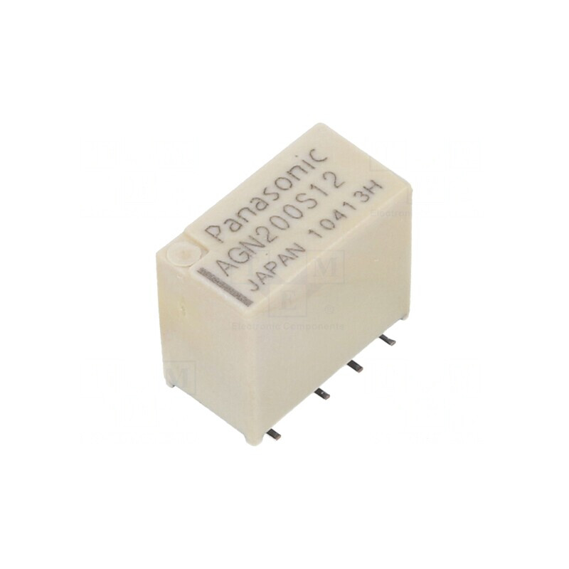 Releu electromagnetic DPDT 12VDC SMT | Electronic-mag.ro | Componente Electronice