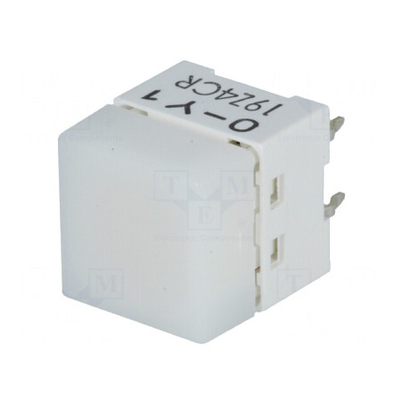Comutator tastatură cu LED alb SPST-NO 0,05A 24VDC | Electronic-mag.ro | Componente Electronice