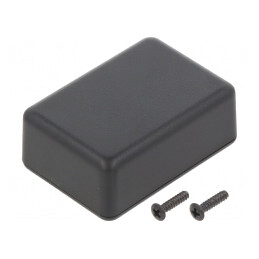 Carcasă Universală ABS Neagră 35x50x20mm IP40 | Electronic-mag.ro | Componente Electronice