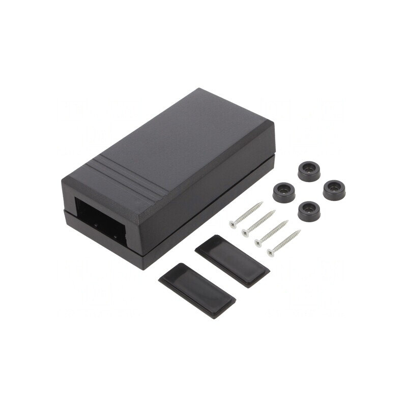 Carcasă Universală ABS Neagră 66x124x41mm | Electronic-mag.ro | Componente Electronice