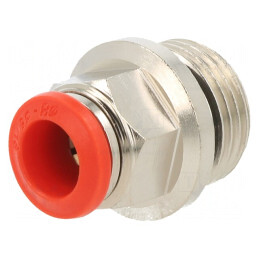 Racord Push-in Alamă Nichelată 3/8" | Electronic-mag.ro | Componente Electronice