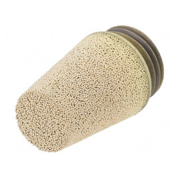 Amortizor de zgomot bronz sinterizat G 1/4 15mm | Electronic-mag.ro | Componente Electronice