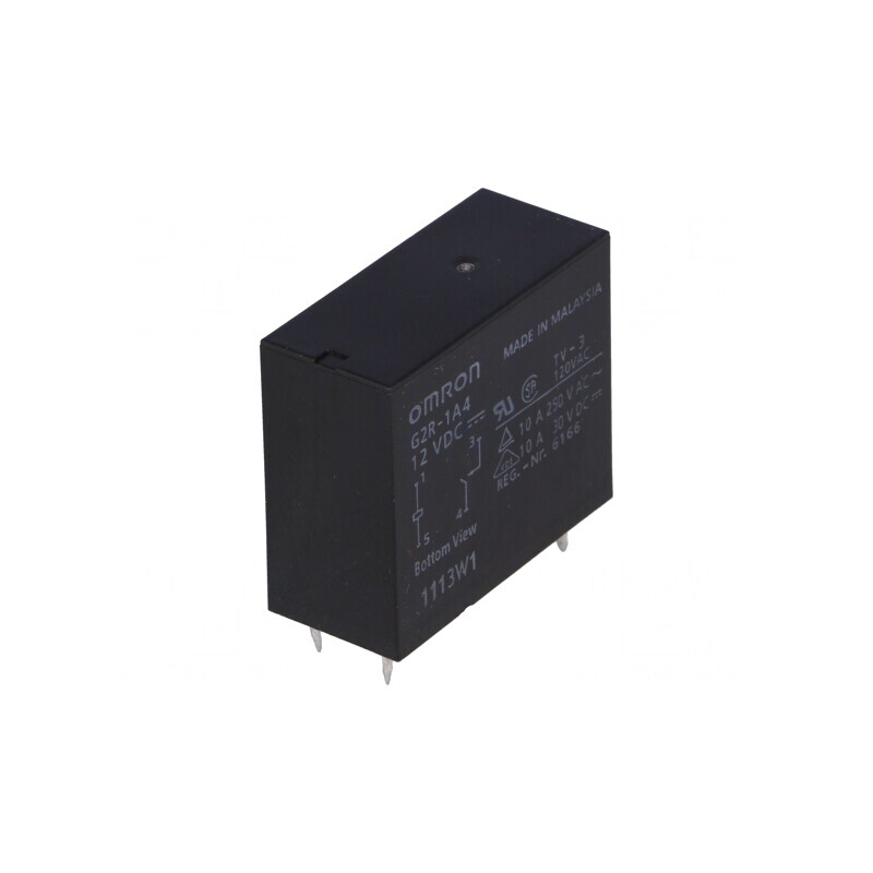 Releu Electromagnetic SPST-NO 12VDC 8A | Electronic-mag.ro | Componente Electronice
