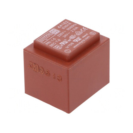 Transformator încapsulat 2,3VA 230V 24V PCB | Electronic-mag.ro | Componente Electronice