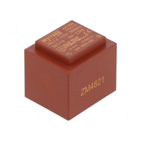 Transformator Încapsulat 6V 383mA PCB 2,3VA 117VAC | Electronic-mag.ro | Componente Electronice