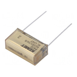 Condensator de Hârtie X1 100nF 300V 25.4mm ±20% THT | Electronic-mag.ro | Componente Electronice