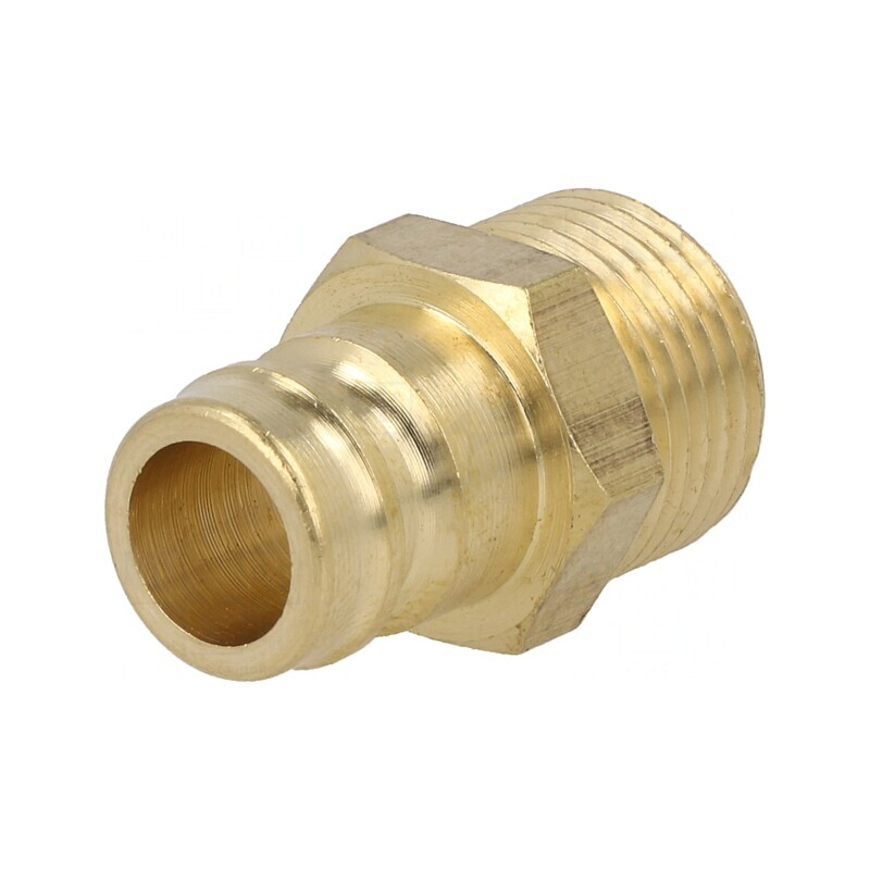 Conector Ștuț Alamă 15 Bar 9mm FPM | Electronic-mag.ro | Componente Electronice