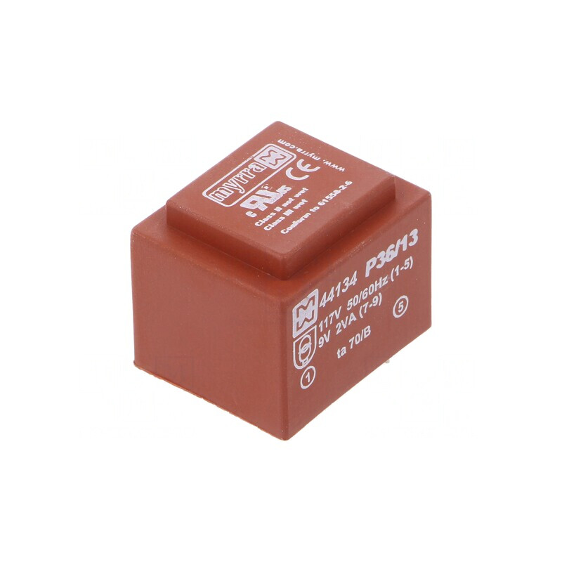 Transformator Încapsulat 2VA 117VAC 9V 222mA PCB | Electronic-mag.ro | Componente Electronice