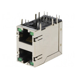 Soclu RJ45 8P8C Cat5 Ecranat | Electronic-mag.ro | Componente Electronice