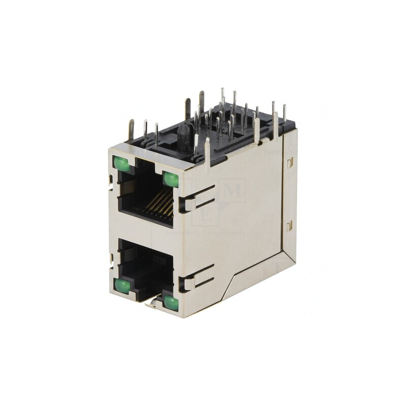 Soclu RJ45 8P8C Cat5 Ecranat | Electronic-mag.ro | Componente Electronice