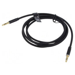 Cablu Audio Jack 3.5mm 3-Pin Aurit 1m | Electronic-mag.ro | Componente Electronice