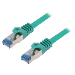 Patch cord verde S/FTP Cat6a 1.5m LSZH | Electronic-mag.ro | Componente Electronice