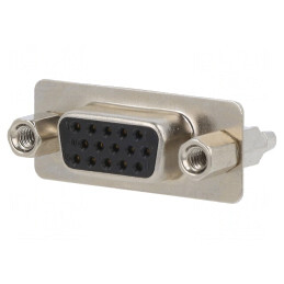 Conector D-Sub 15-Pin Soclu Mamă pentru Panou | Electronic-mag.ro | Componente Electronice
