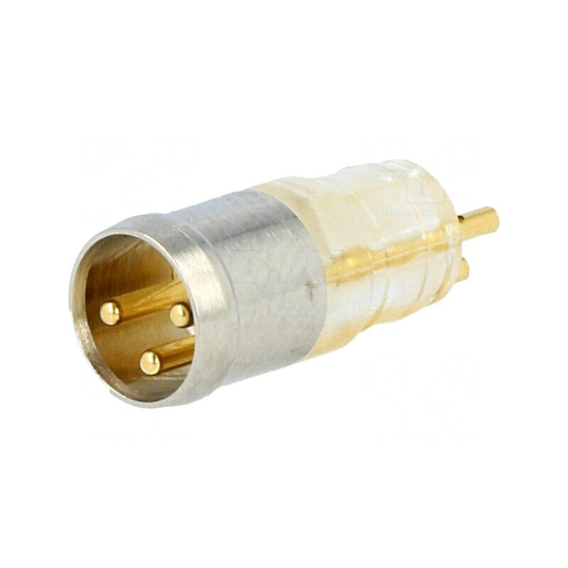 Conector Circular 3-PIN pentru Cablu 3A | Electronic-mag.ro | Componente Electronice