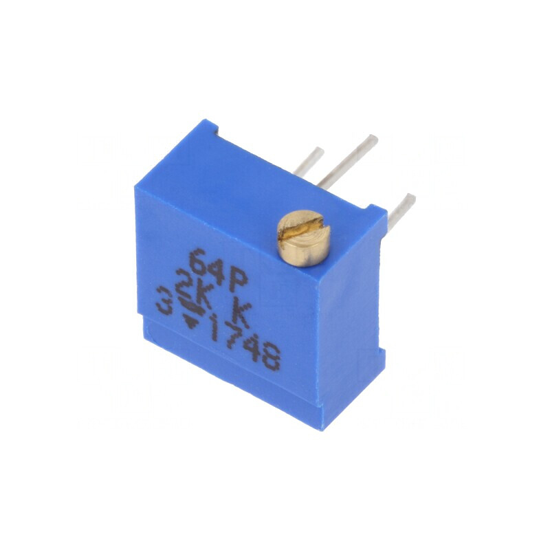 Potențiometru Multitură 2kΩ 500mW THT ±10% | Electronic-mag.ro | Componente Electronice