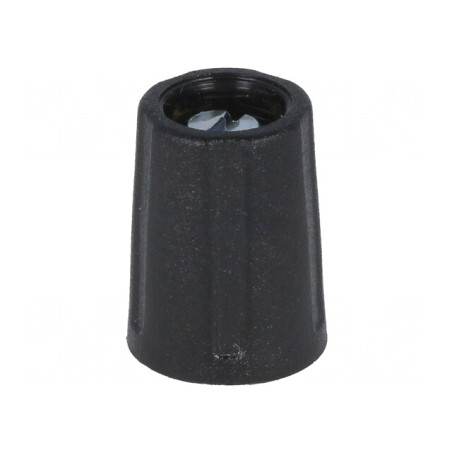 Buton rotativ ABS negru 4mm 10,5x14mm | Electronic-mag.ro | Componente Electronice