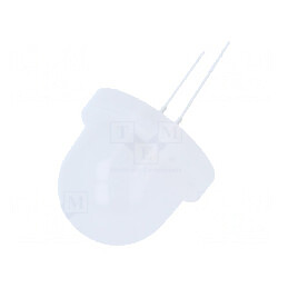 LED Alb Cald 16mm 900-3600mcd 90° Convex | Electronic-mag.ro | Componente Electronice