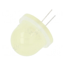 LED Galben 16mm 600-3000mcd Convex 4.2-4.4V | Electronic-mag.ro | Componente Electronice