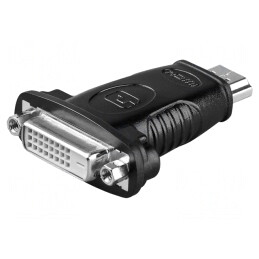 Adaptor DVI-D la HDMI Negru | Electronic-mag.ro | Componente Electronice