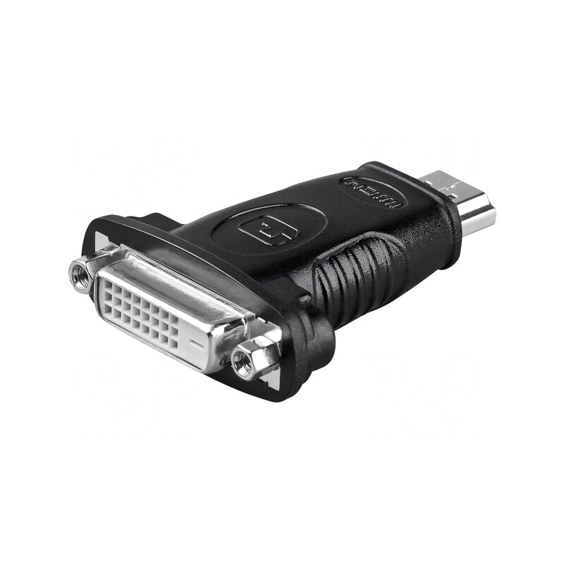 Adaptor DVI-D la HDMI Negru | Electronic-mag.ro | Componente Electronice