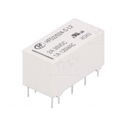 Releu Electromagnetic DPDT 24VDC 3A 125VAC PCB | Electronic-mag.ro | Componente Electronice