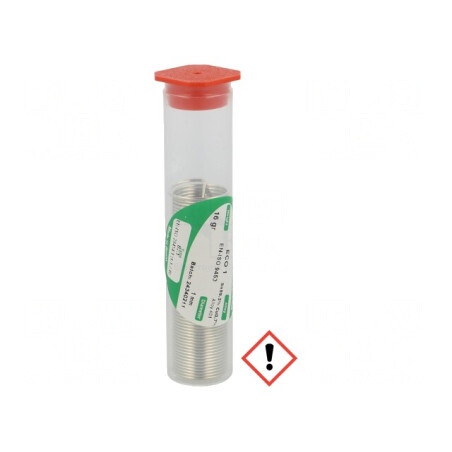 Sârmă de lipit fără plumb 1mm 16g fiolă 220°C | Electronic-mag.ro | Componente Electronice