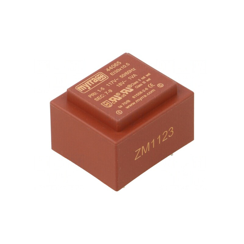 Transformator Încapsulat 1VA 18V PCB | Electronic-mag.ro | Componente Electronice