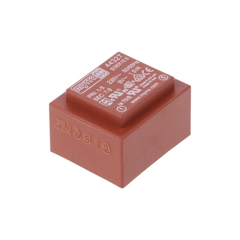 Transformator încapsulat 1,5VA 230V 9V PCB | Electronic-mag.ro | Componente Electronice