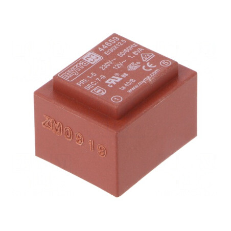 Transformator Încapsulat 12V 150mA PCB 1.8VA 230VAC | Electronic-mag.ro | Componente Electronice